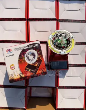 Multifunctional Solar/USB Rechargeabl RGB Disco Light and Table Lamp