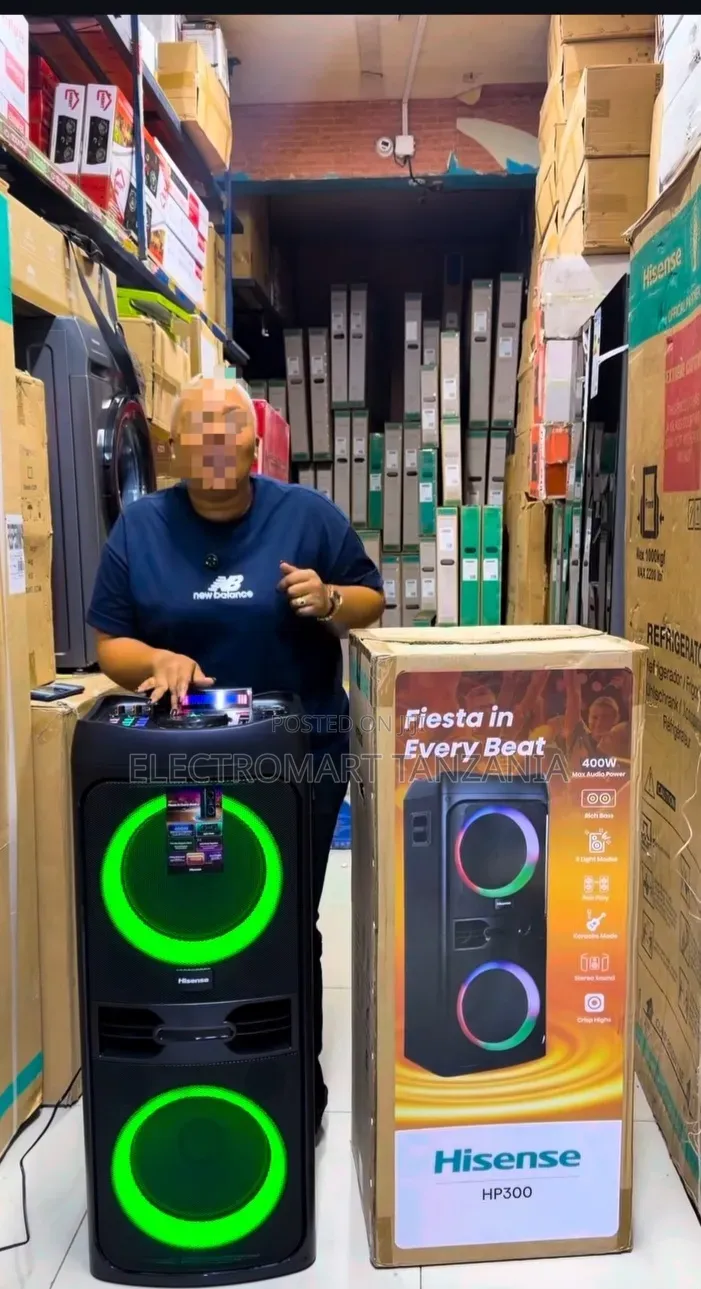 Hisense HP300 400W Party Speaker | Powerful Bass | Brand New