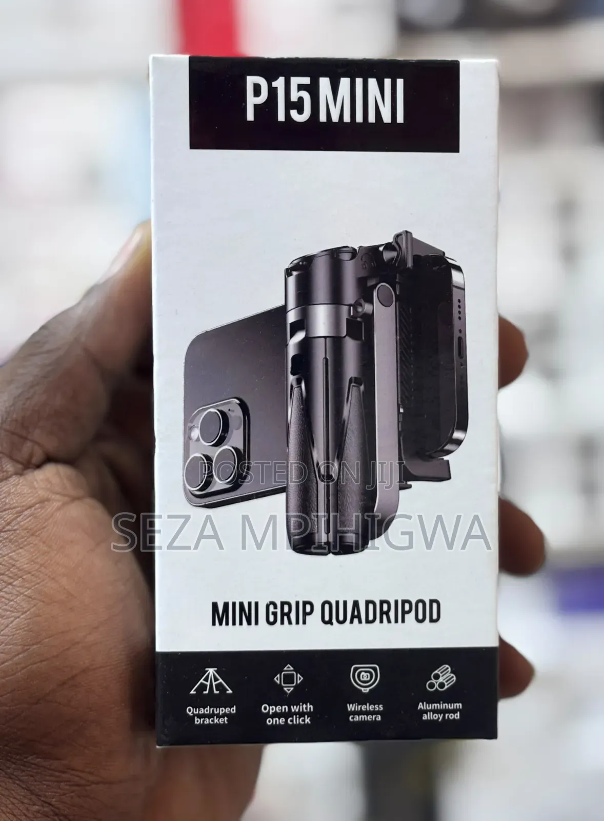 P15 MINI Grip Quadripod (Selfie Stick Na Tripod Ya Mfukoni)