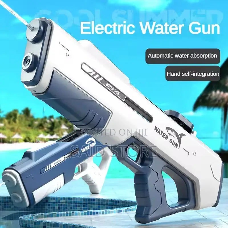 Children Automatic Water Absorption Electric Water Gun Hand Self-