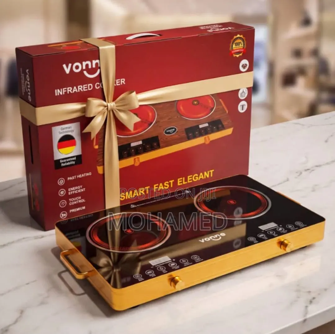 🔥 Vonne Infrared Cooker – 2 Plates