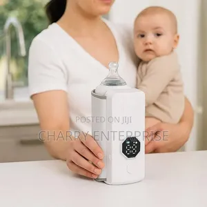 Portable Rechargeable Baby Milk Bottle Warmer withDigital Temp Display