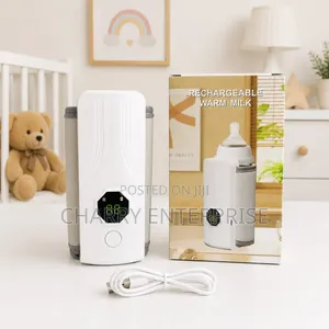 Portable Rechargeable Baby Milk Bottle Warmer withDigital Temp Display