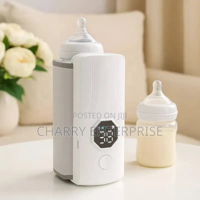 Portable Rechargeable Baby Milk Bottle Warmer withDigital Temp Display