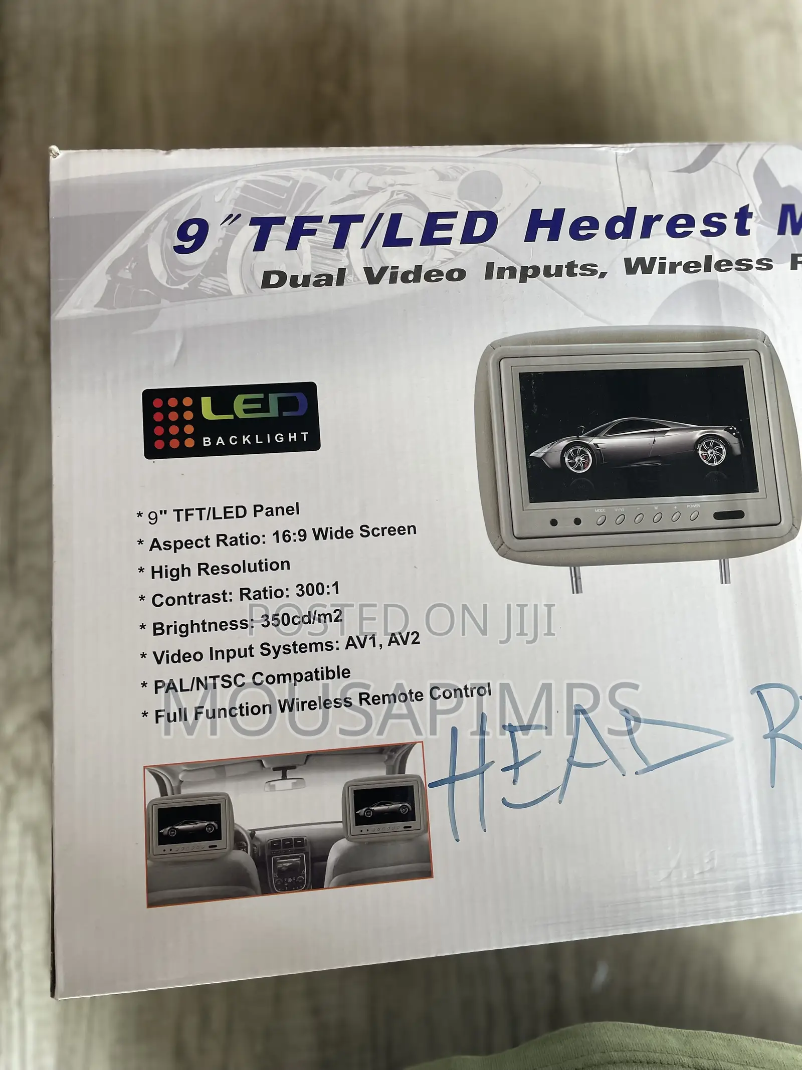 Rear Hedrest Monitor