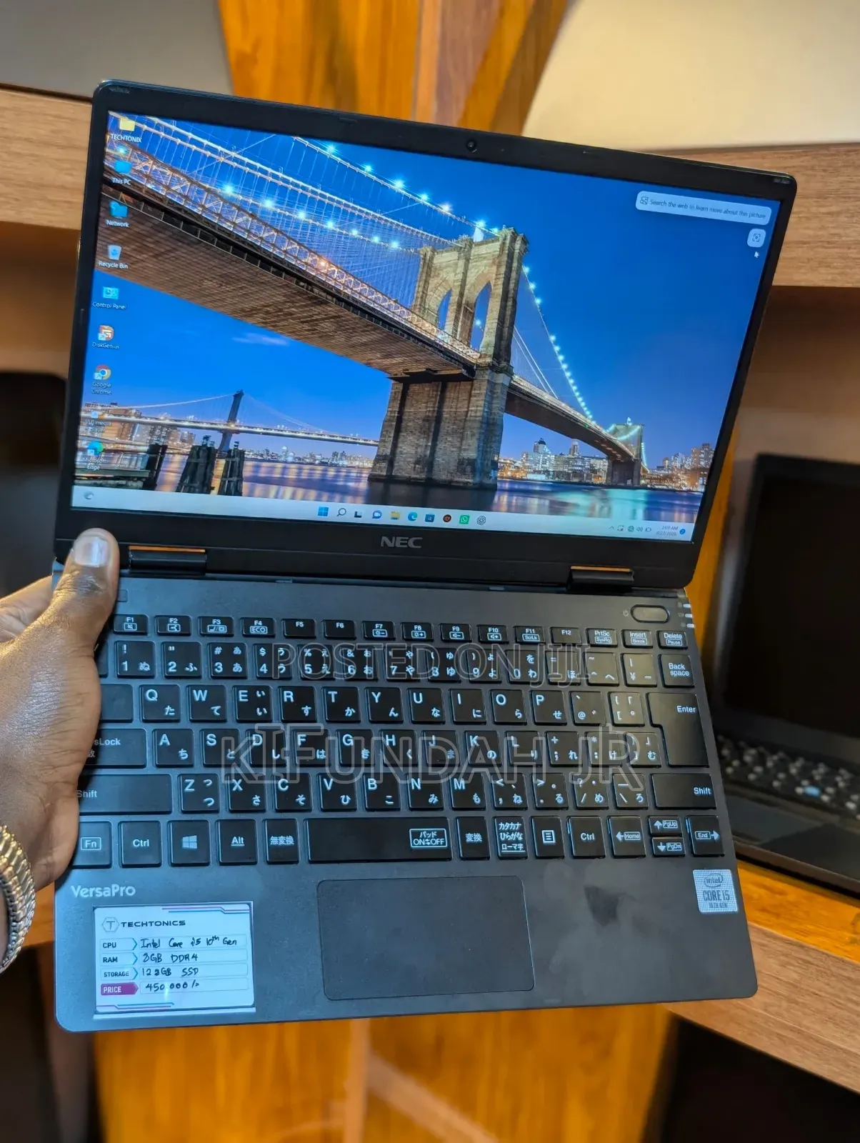 New Laptop NEC 8GB Intel Core i5 SSD 128GB