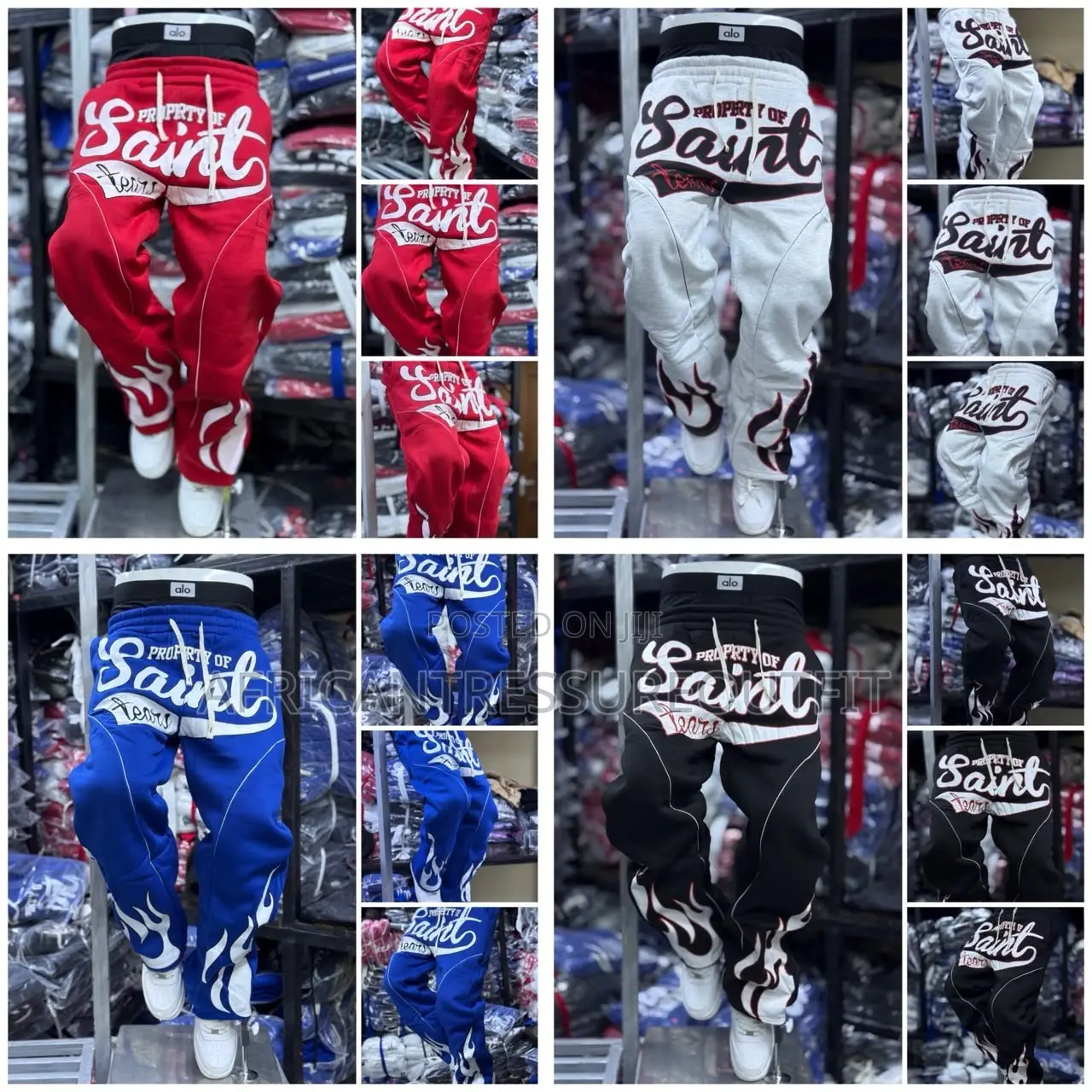 Saintage Sweatpants Streetswear Collection Size 30–36