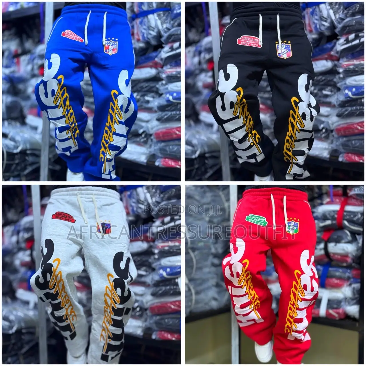 Saintage Sweatpants Streetswear Collection Size 30–36