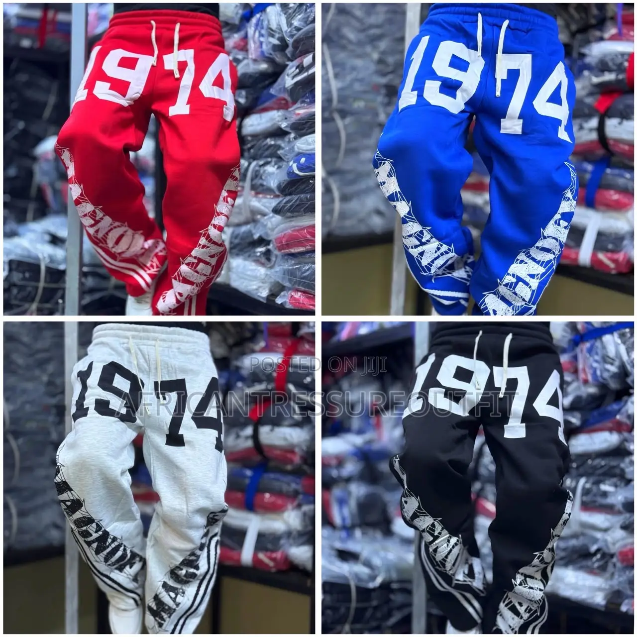 Saintage Sweatpants Streetswear Collection Size 30–36
