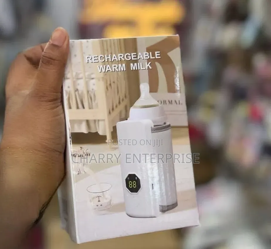 Portable Rechargeable Baby Milk Bottle Warmer withDigital Temp Display