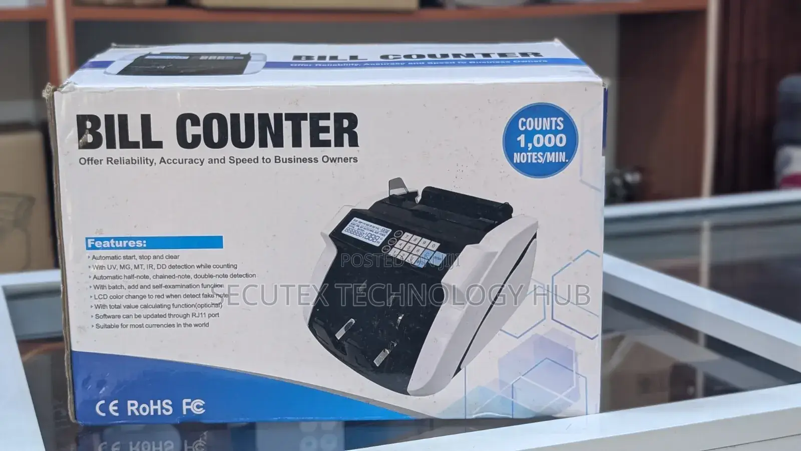 Bill Counter 1000 Notes Per Minute