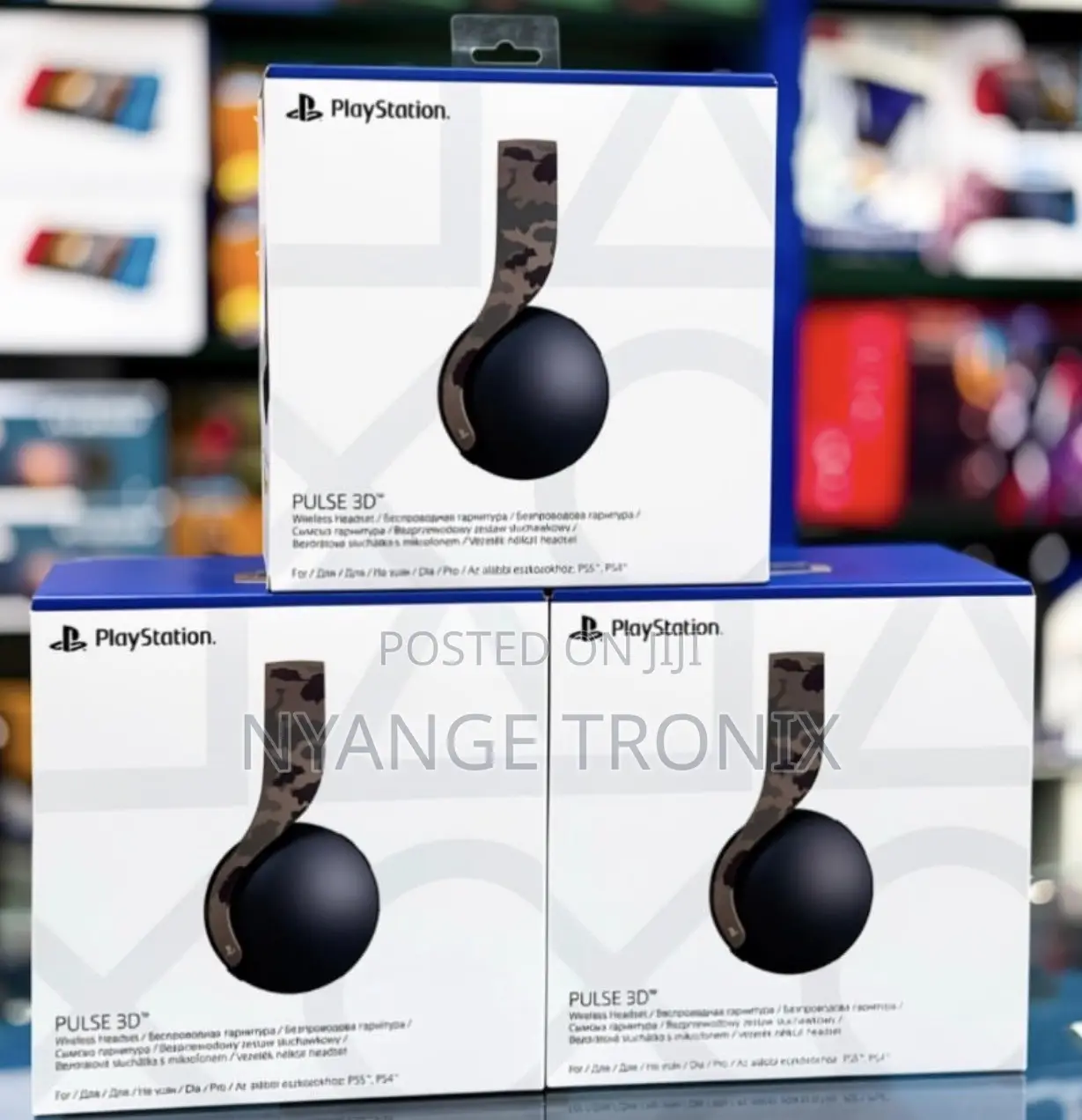 Sony Pulse 3d Army Camo