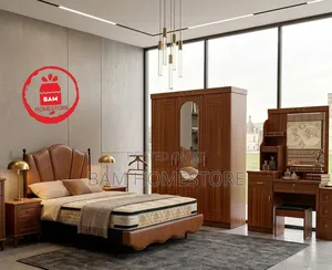 Complete Bedroom Set / 5x6 Bed With Mattress,kabati & Dressing Table
