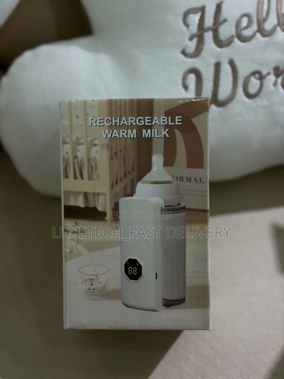 Portable Rechargeable Baby Bottle Warmer – Wireless USB-C Warmer