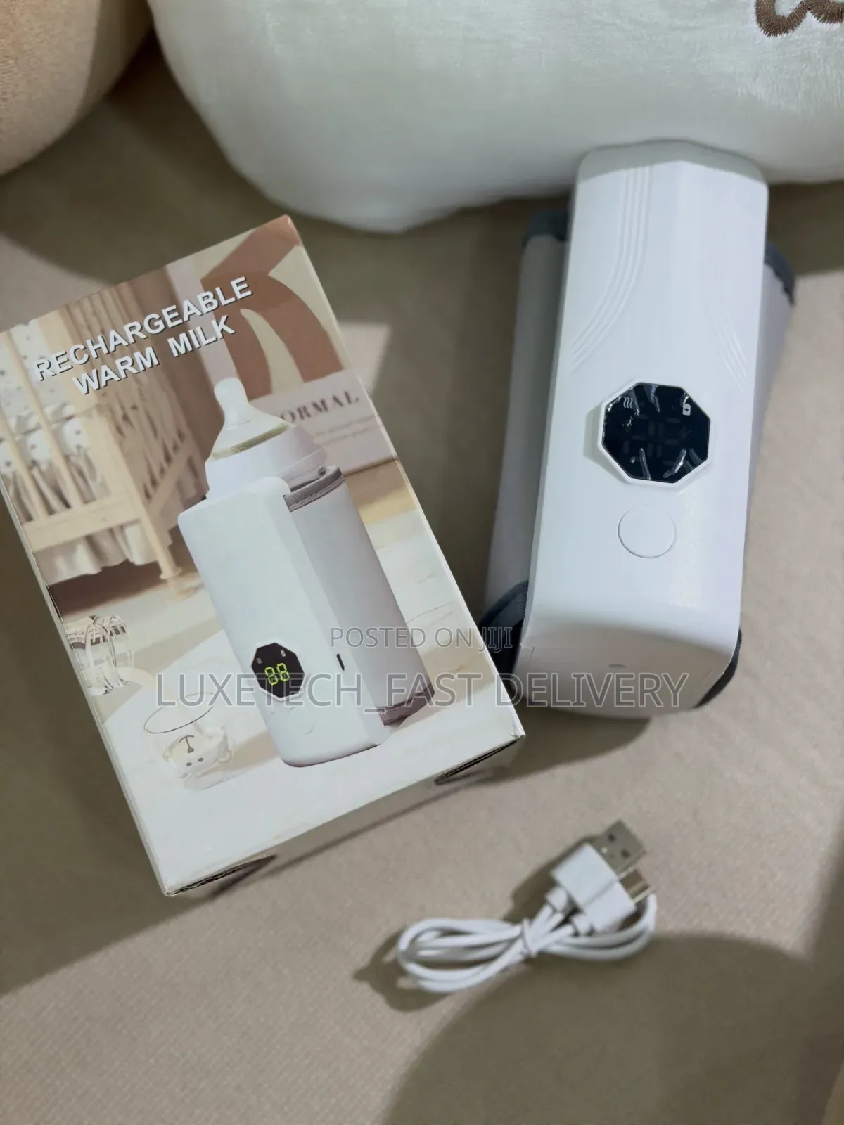 Portable Baby Bottle Warmer Rechargeable