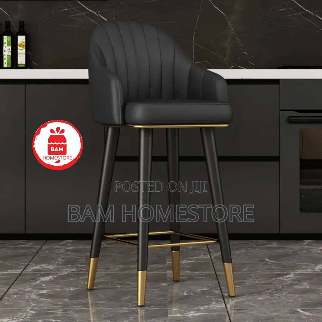 Rotatable Bar Stool / Luxury Swivel Counter Stool With Backrest