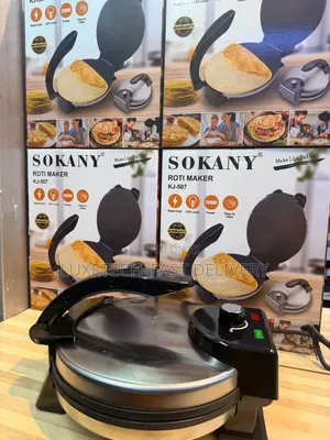 Sokany KJ-507 Electric Roti/Chapati Maker – Non-Stick Flatbread Press