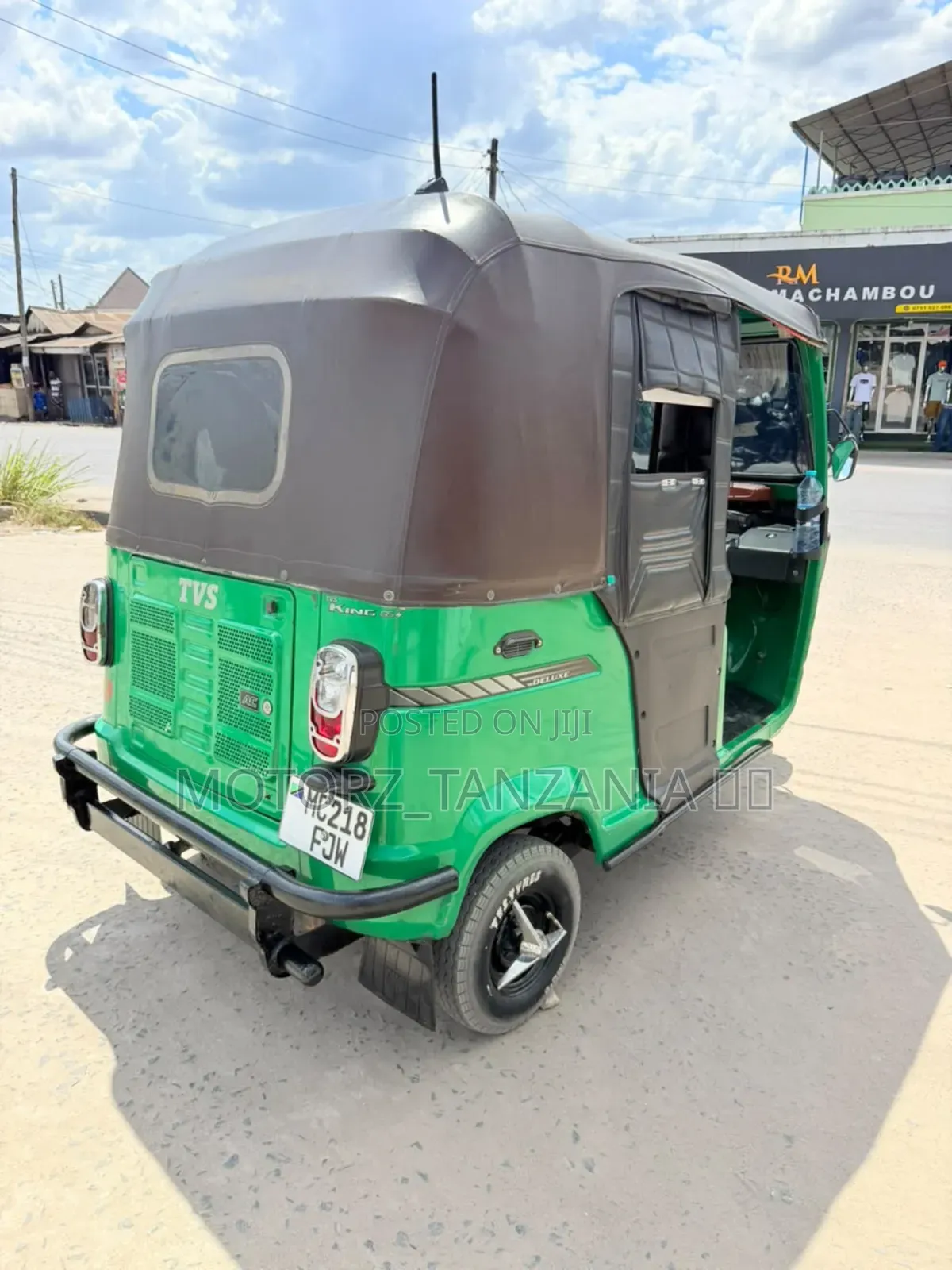 TVS King Deluxe Plus iTouch Start 2026 Green
