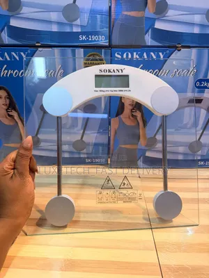 Sokany SK-19030 Digital Tempered Glass Body Weight Scale Up to 180kg