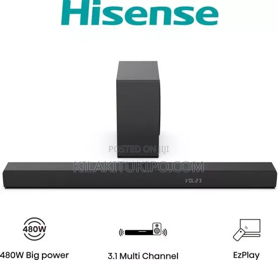 Hisense 480w Wireless Sound Bar Hs3100