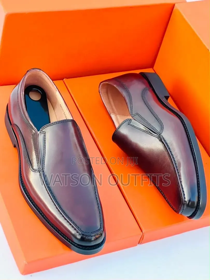 2 Colours Black and Brown Clarks Classic Men's Leather Shoes