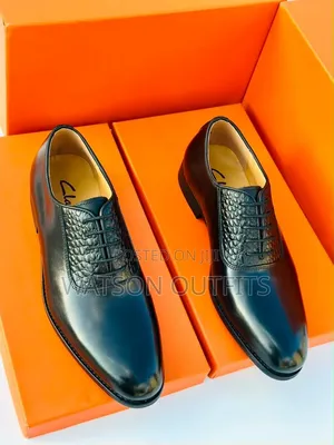Clarks and DIOR BRANDs 2 Colours Men's Leather Shoes MATERIALS Class A
