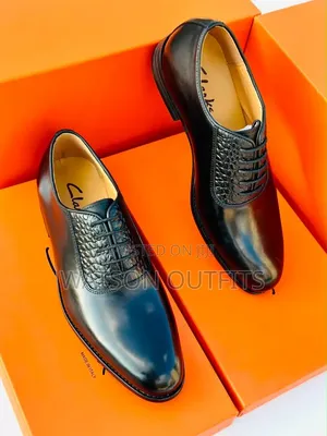 Clarks and DIOR BRANDs 2 Colours Men's Leather Shoes MATERIALS Class A