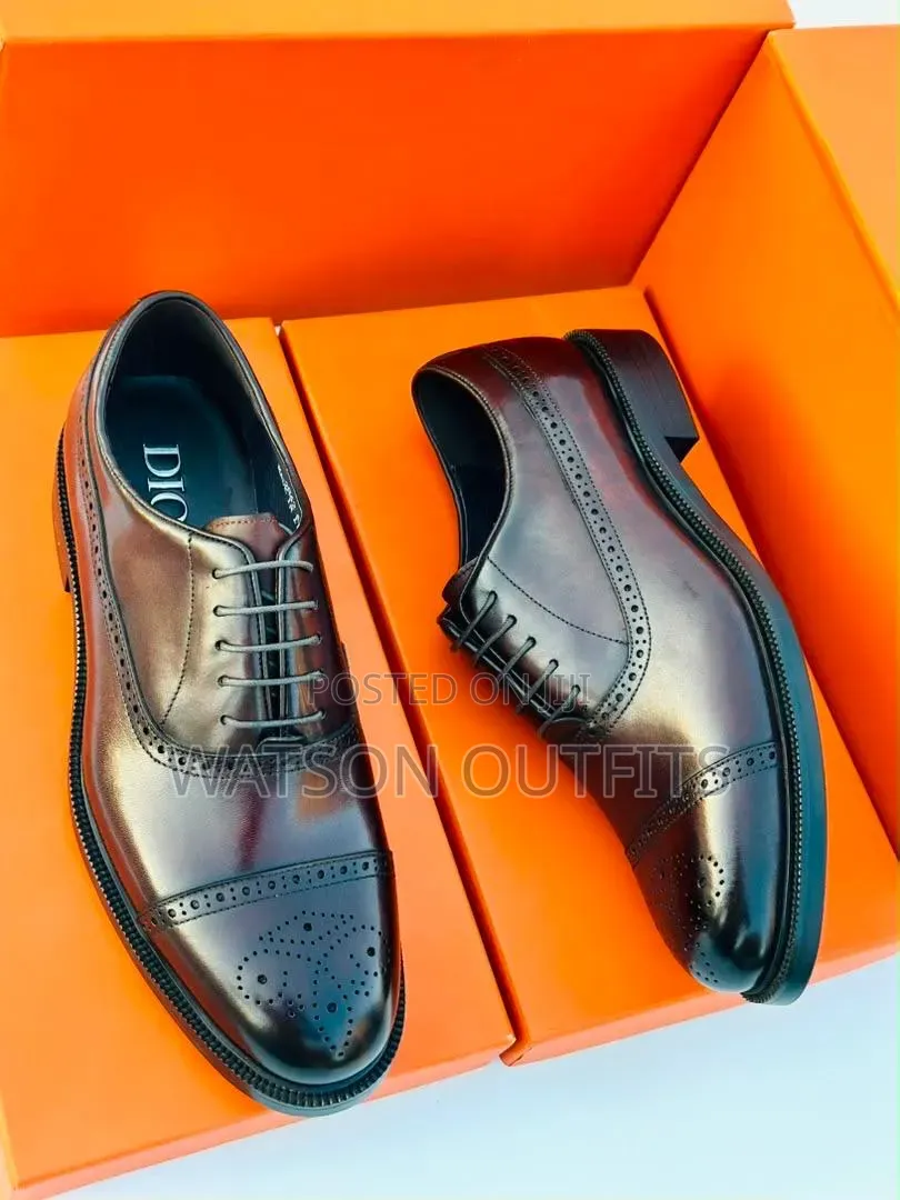 Clarks and DIOR BRANDs 2 Colours Men's Leather Shoes MATERIALS Class A