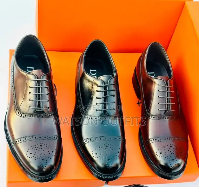 Clarks and DIOR BRANDs 2 Colours Men's Leather Shoes MATERIALS Class A