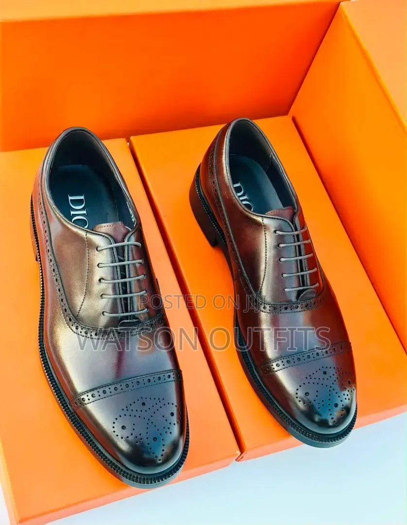 Clarks and DIOR BRANDs 2 Colours Men's Leather Shoes MATERIALS Class A