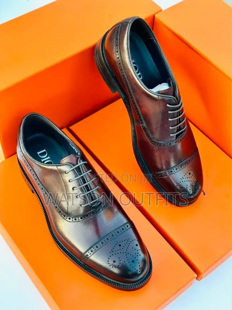 Clarks and DIOR BRANDs 2 Colours Men's Leather Shoes MATERIALS Class A