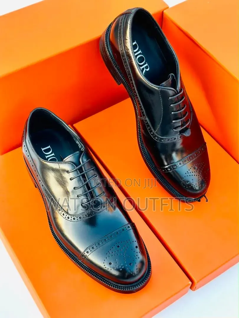 Clarks and DIOR BRANDs 2 Colours Men's Leather Shoes MATERIALS Class A