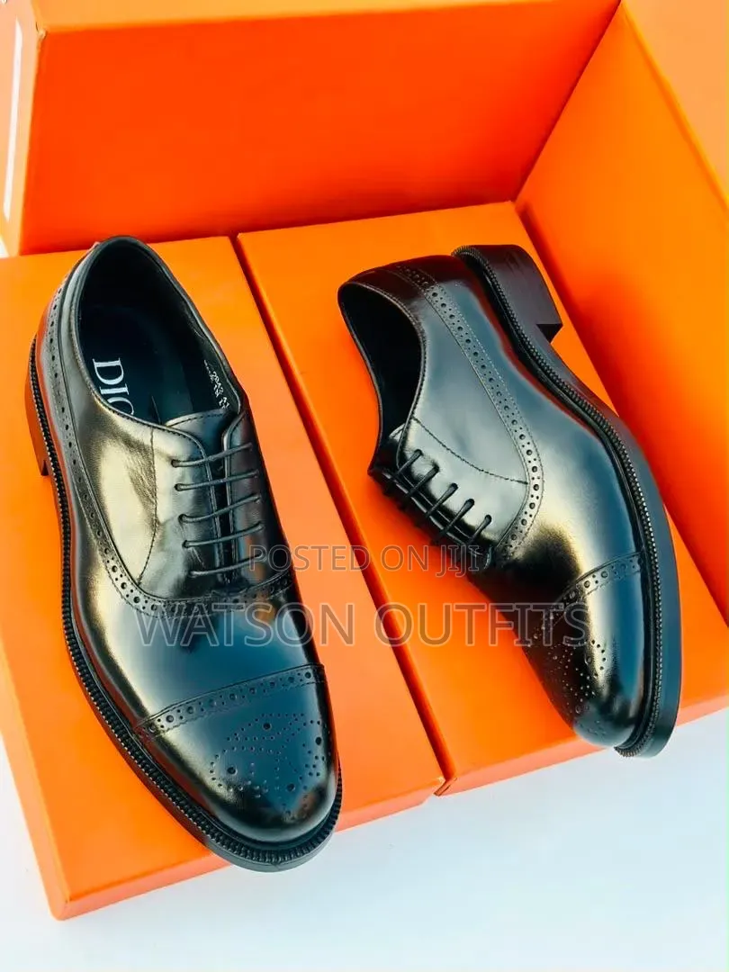 Clarks and DIOR BRANDs 2 Colours Men's Leather Shoes MATERIALS Class A