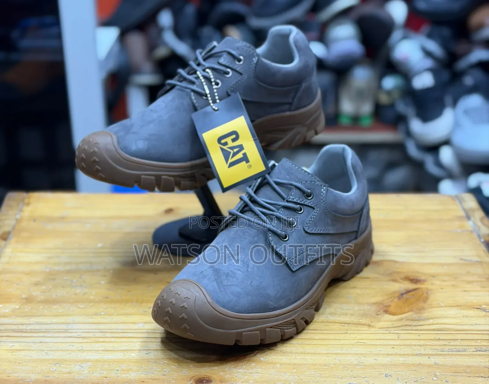 Men's Leather Shoes CAT BRAND 4 Colours Very Nice Looking