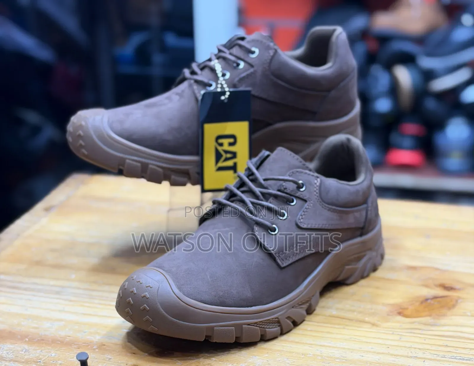 Men's Leather Shoes CAT BRAND 4 Colours Very Nice Looking