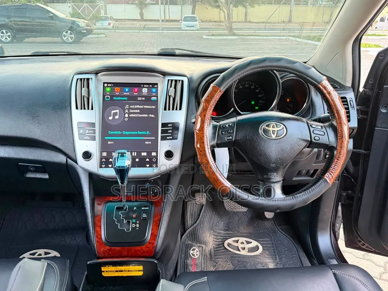 Toyota Harrier 2007 Maroon