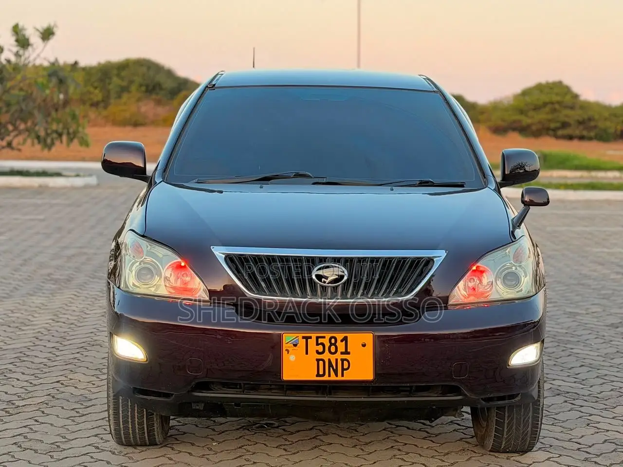 Toyota Harrier 2007 Maroon