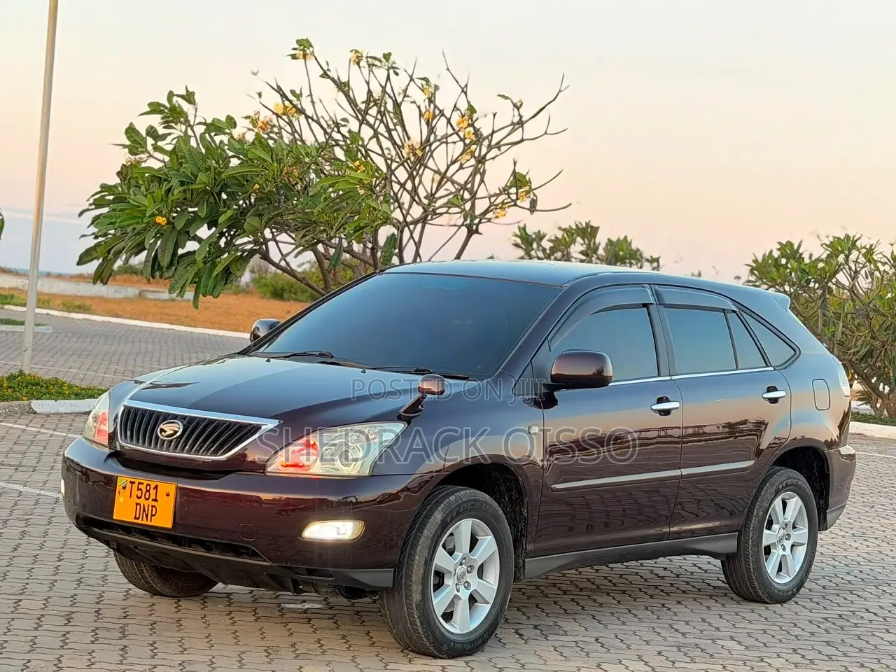 Toyota Harrier 2007 Maroon