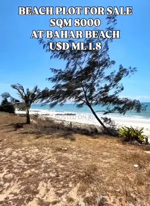 Beach Plot for Sale USD 1,800,000 at Bahari Beach, Dar Es Salaam