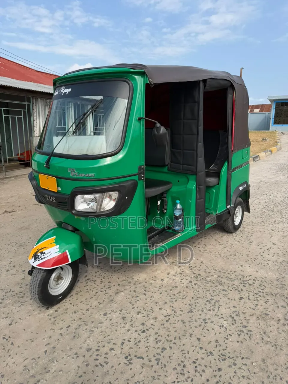 TVS King Deluxe Plus iTouch Start 2026 Green
