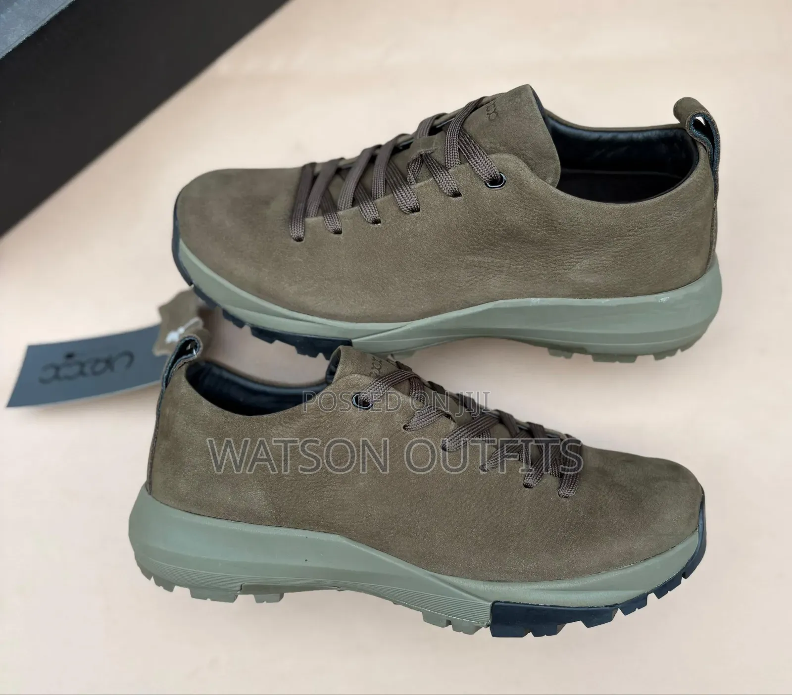5 Colours Ecco Brand Men's Leather Shoes MATERIALS ORIGINAL