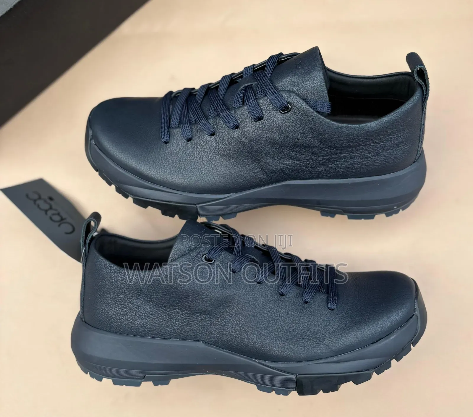 5 Colours Ecco Brand Men's Leather Shoes MATERIALS ORIGINAL