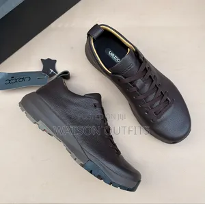 5 Colours Ecco Brand Men's Leather Shoes MATERIALS ORIGINAL