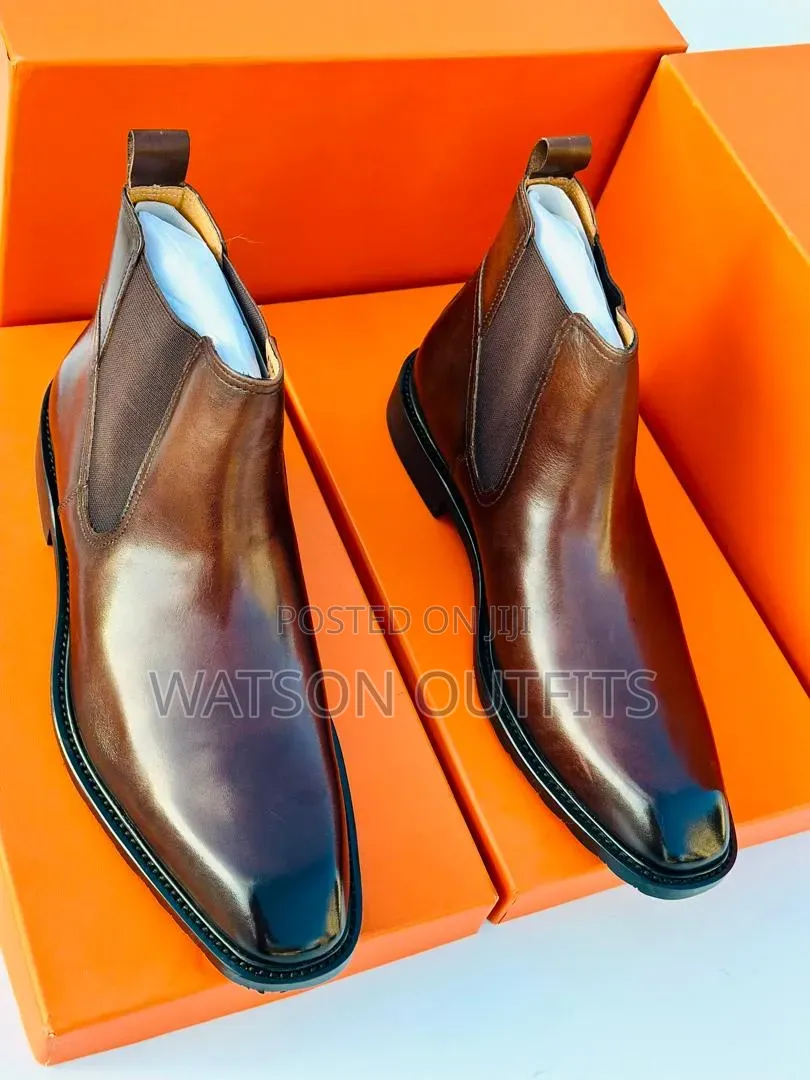 2 Colours Men's Leather TRAVOLTA MATERIALS COMPLETELY ORIGINAL