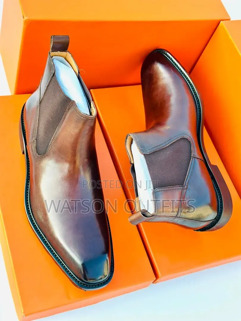 2 Colours Men's Leather TRAVOLTA MATERIALS COMPLETELY ORIGINAL