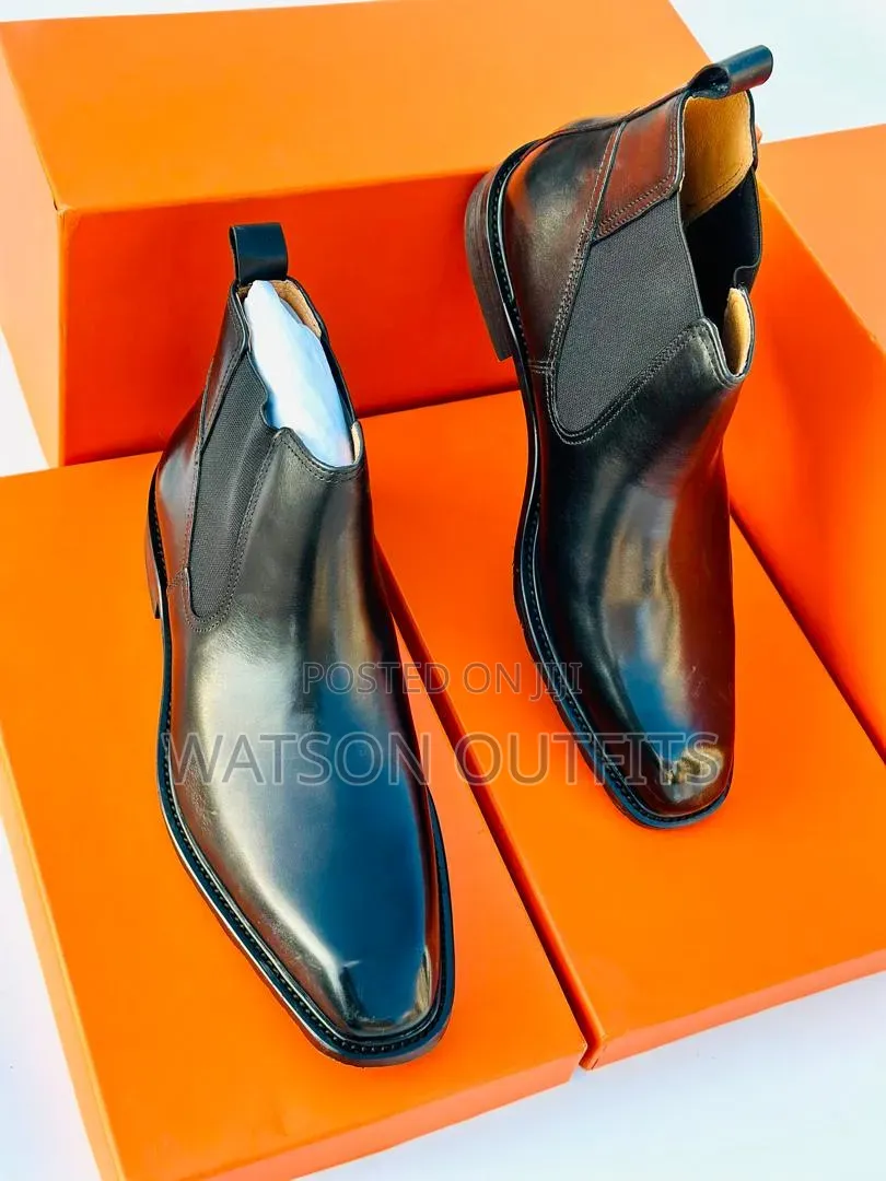 2 Colours Men's Leather TRAVOLTA MATERIALS COMPLETELY ORIGINAL
