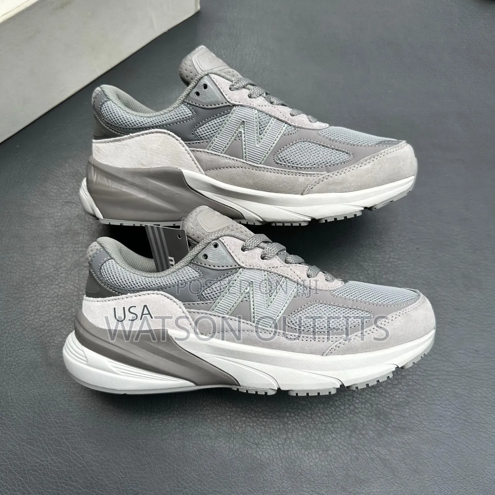 990 Nb or New Balance Men's Leather Sneakers Classic Footwears