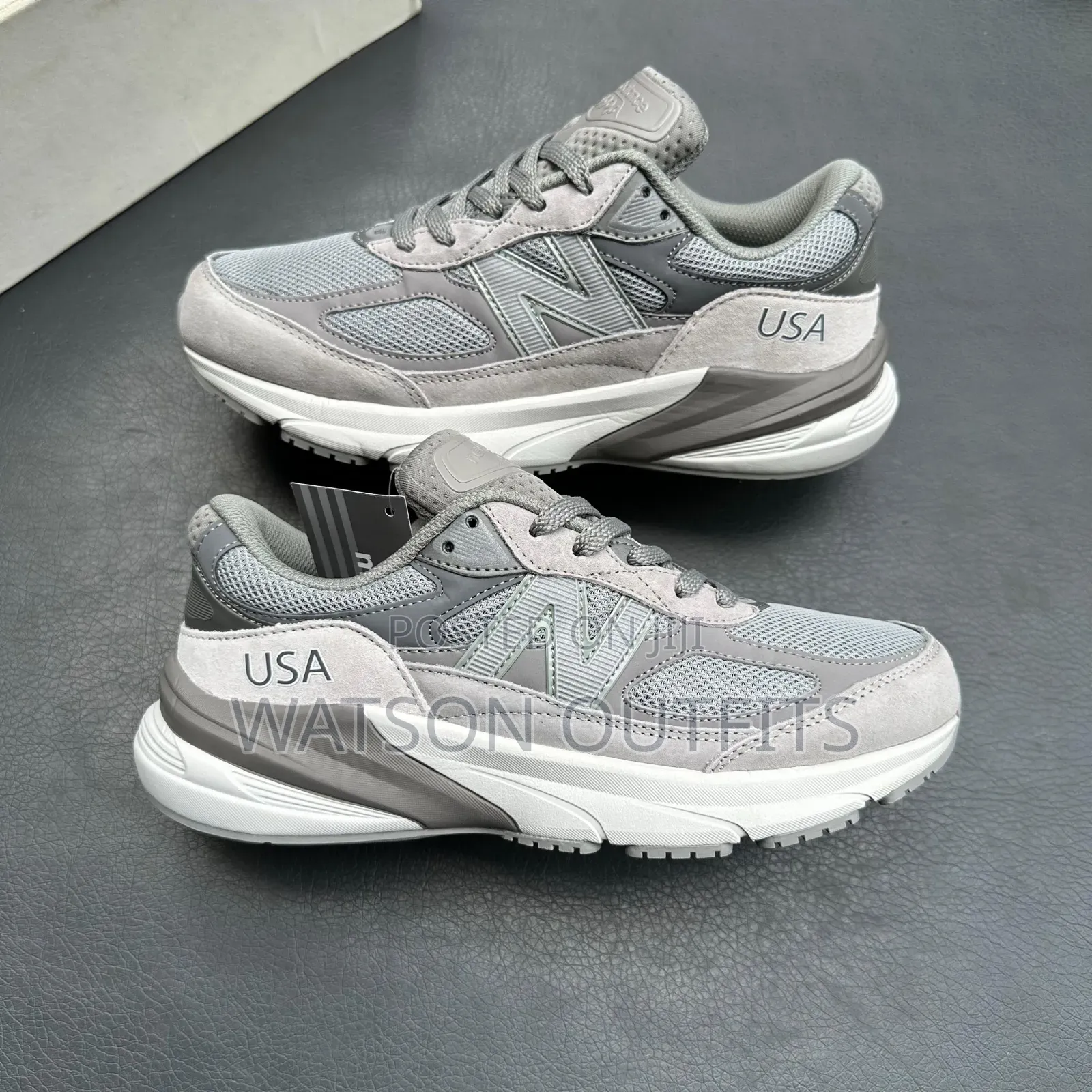 990 Nb or New Balance Men's Leather Sneakers Classic Footwears