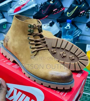 5 Colours Men's Leather Boots or BUTI ZA LEATHER MATERIALS