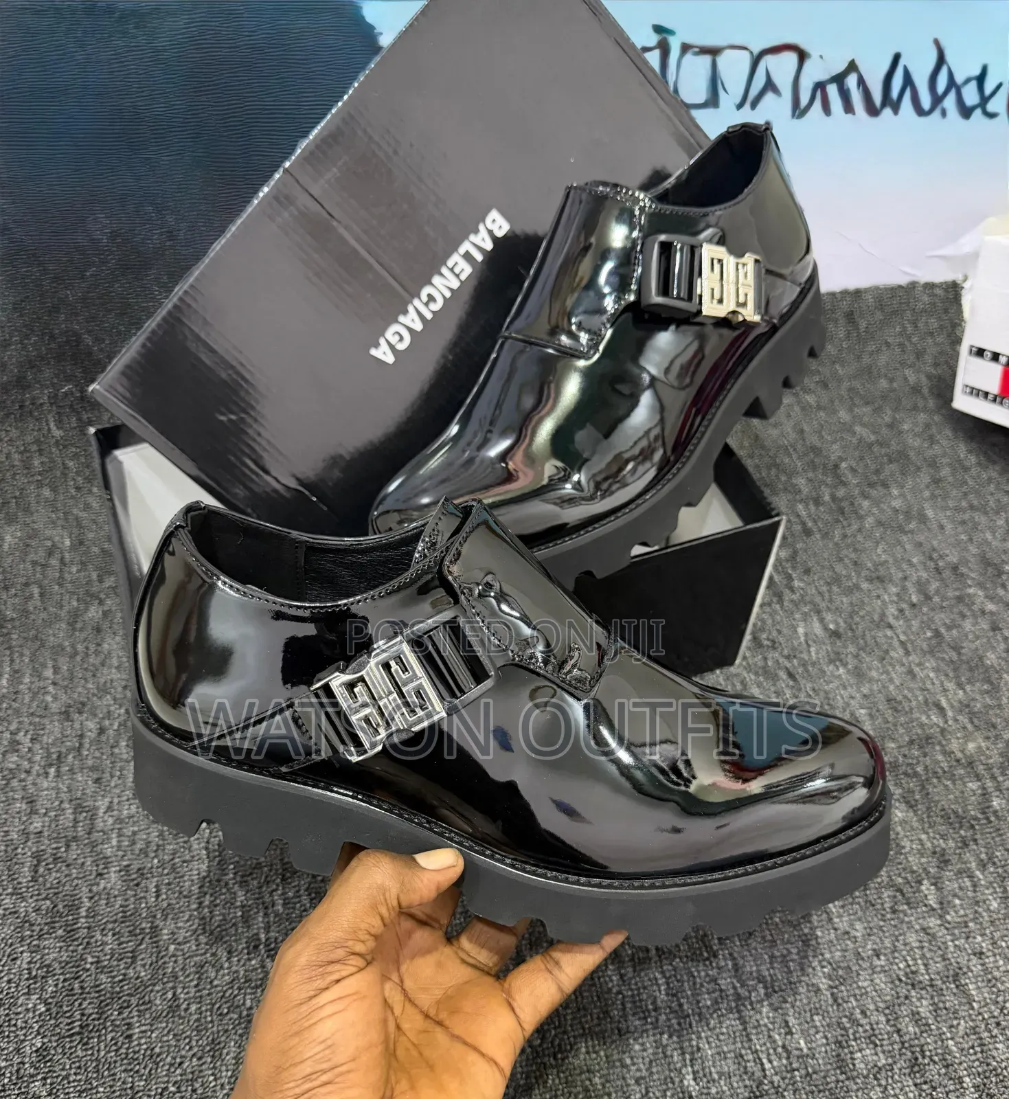 Black Colour 2 Designs Men's Quality and Original Shoes or Footwears